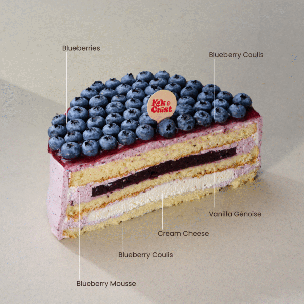 Blueberry Cream Cheese Cake - Image 2