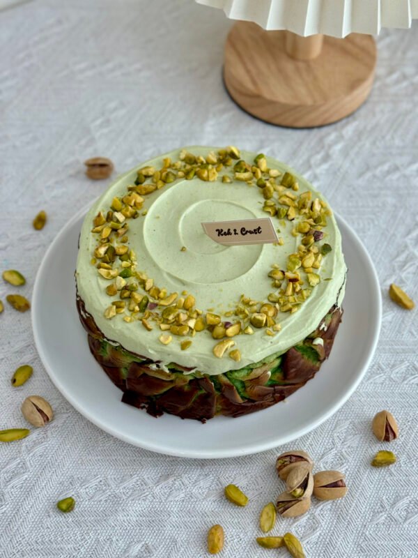 Pistachio Burnt Cheesecake