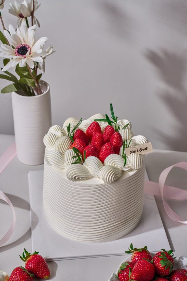 Blush Strawberry Cake