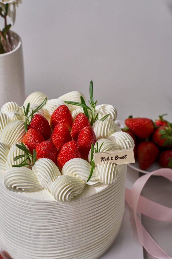 Blush Strawberry Cake