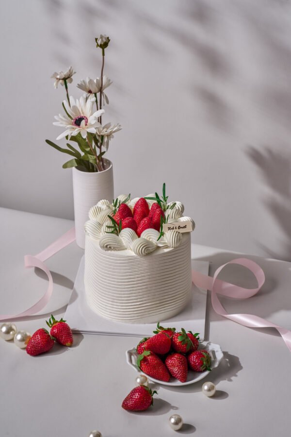 Blush Strawberry Cake