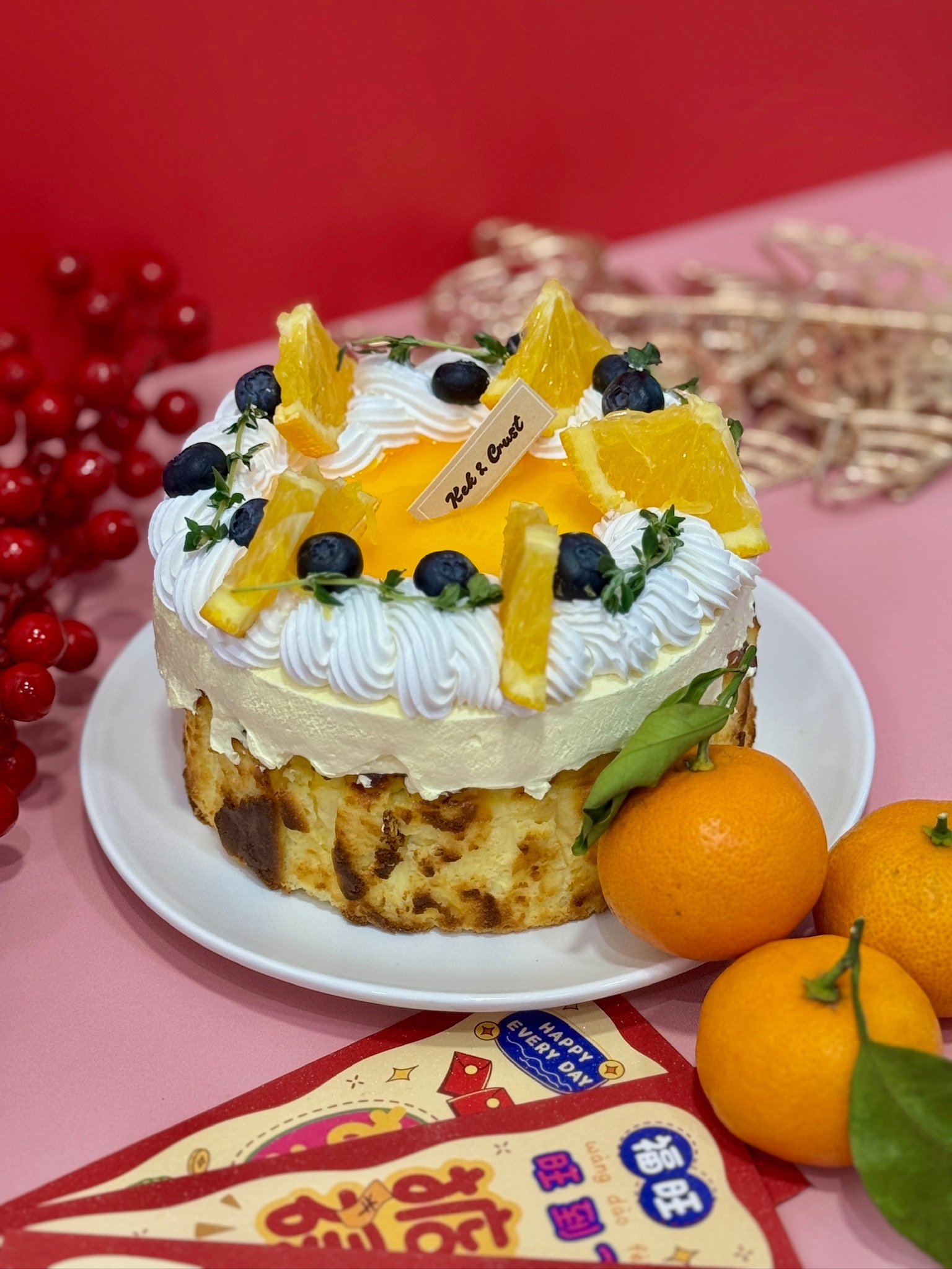 CNY Orange Burnt Cheesecake KL Malaysia
