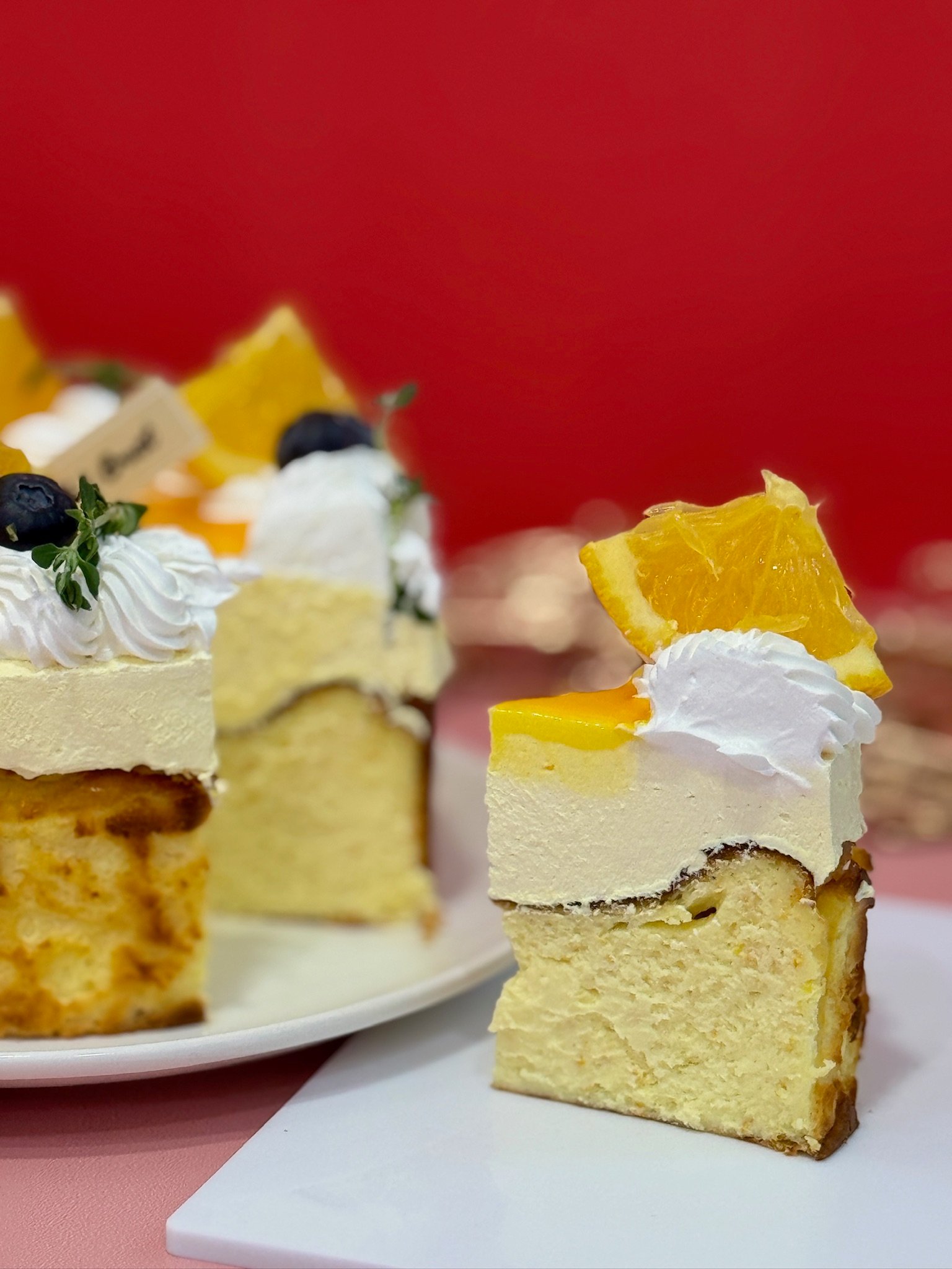 CNY Orange Burnt Cheesecake KL Malaysia