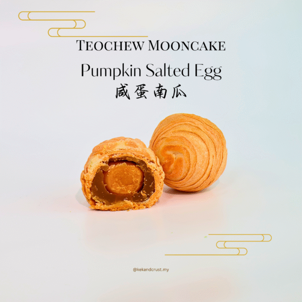 Pumpkin Salted Egg Teochew Mooncake