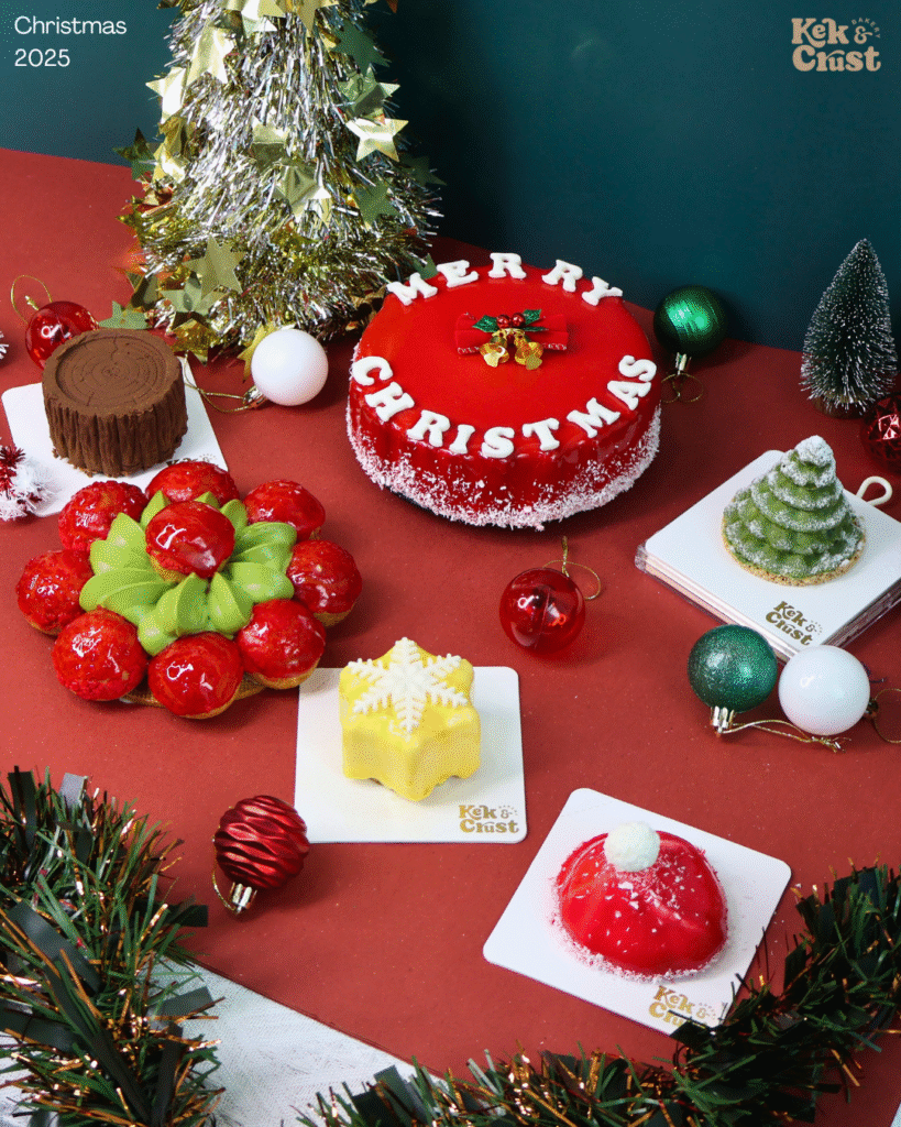 Christmas Holiday Desserts KL Malaysia Kek & Crust