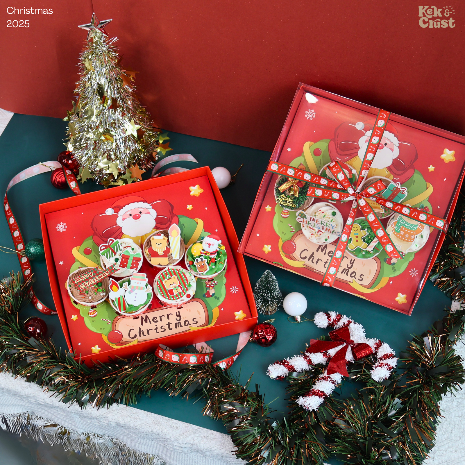 Cupcake of Christmas | Kek & Crust KL Malaysia