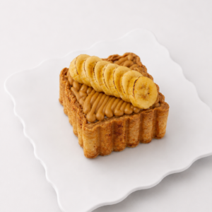 Banana Caramel Square Pie