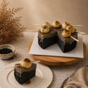 Black Sesame Burnt Cheesecake