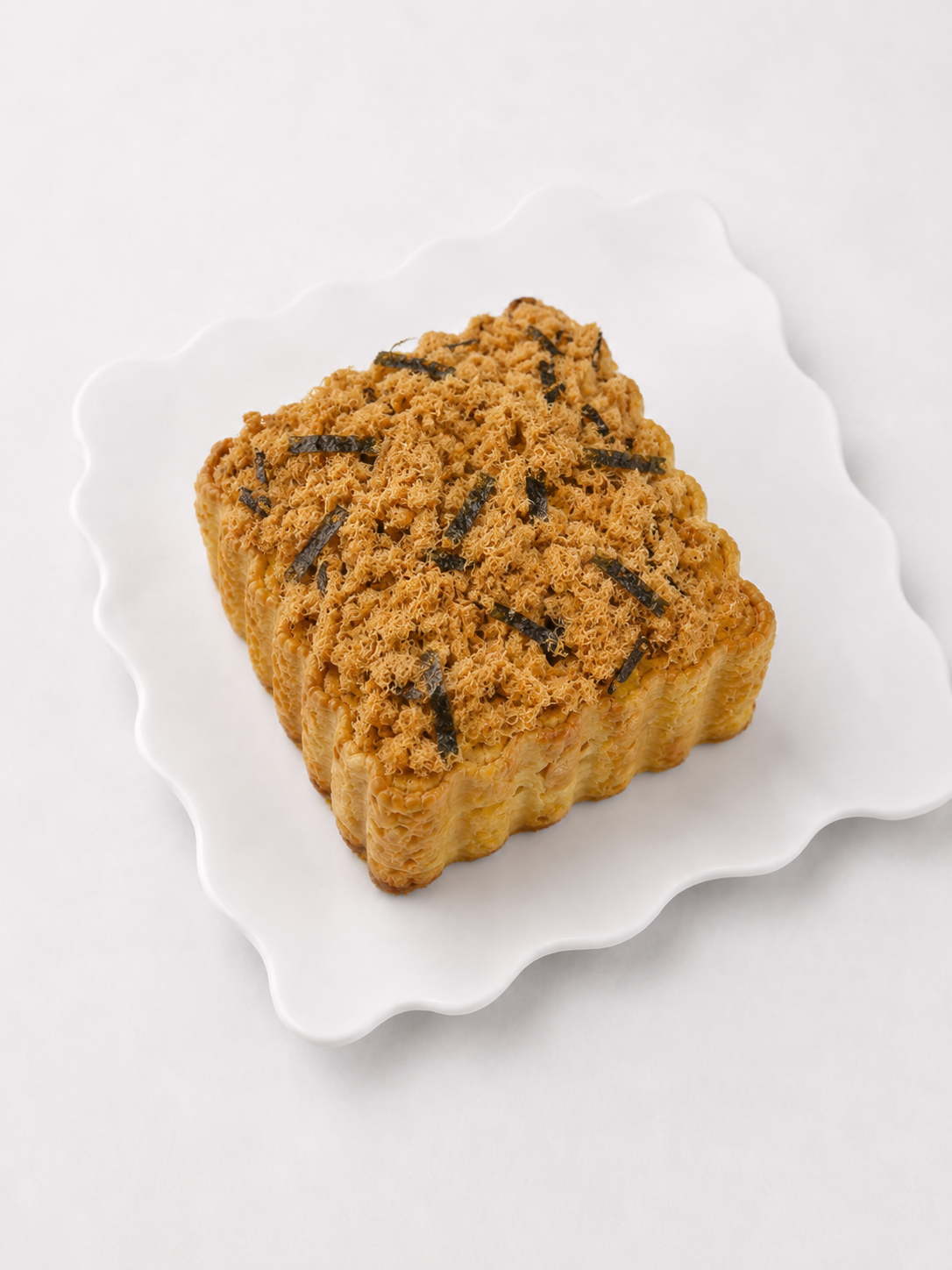 Chicken Floss Yam Salted Egg Square Pie