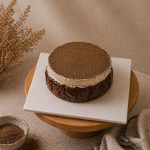 Hojicha Burnt Cheesecake