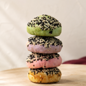 Lotus, Red Bean, Yam and Pandan 3Q mooncakes