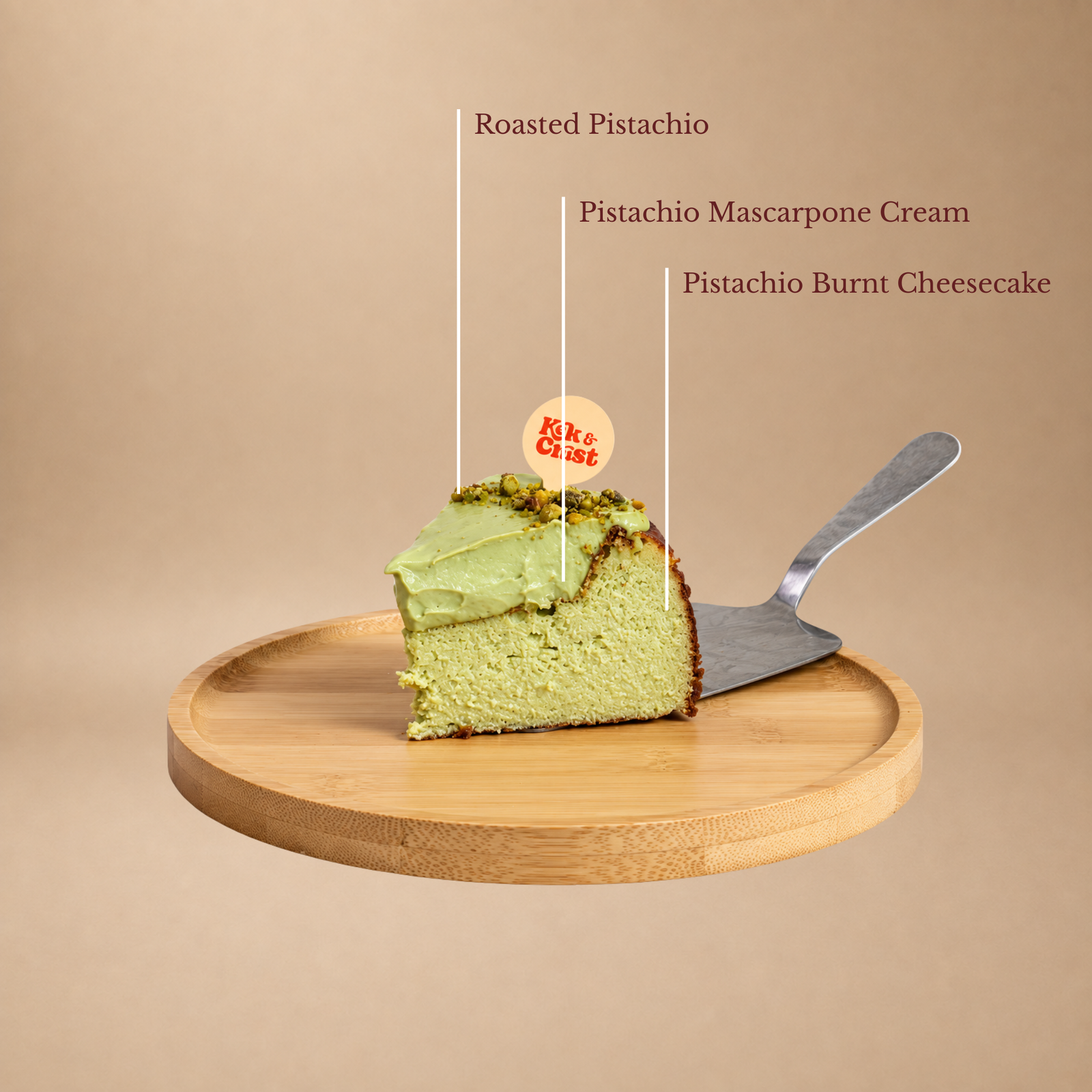 Pistachio Burnt Cheesecake - Image 2