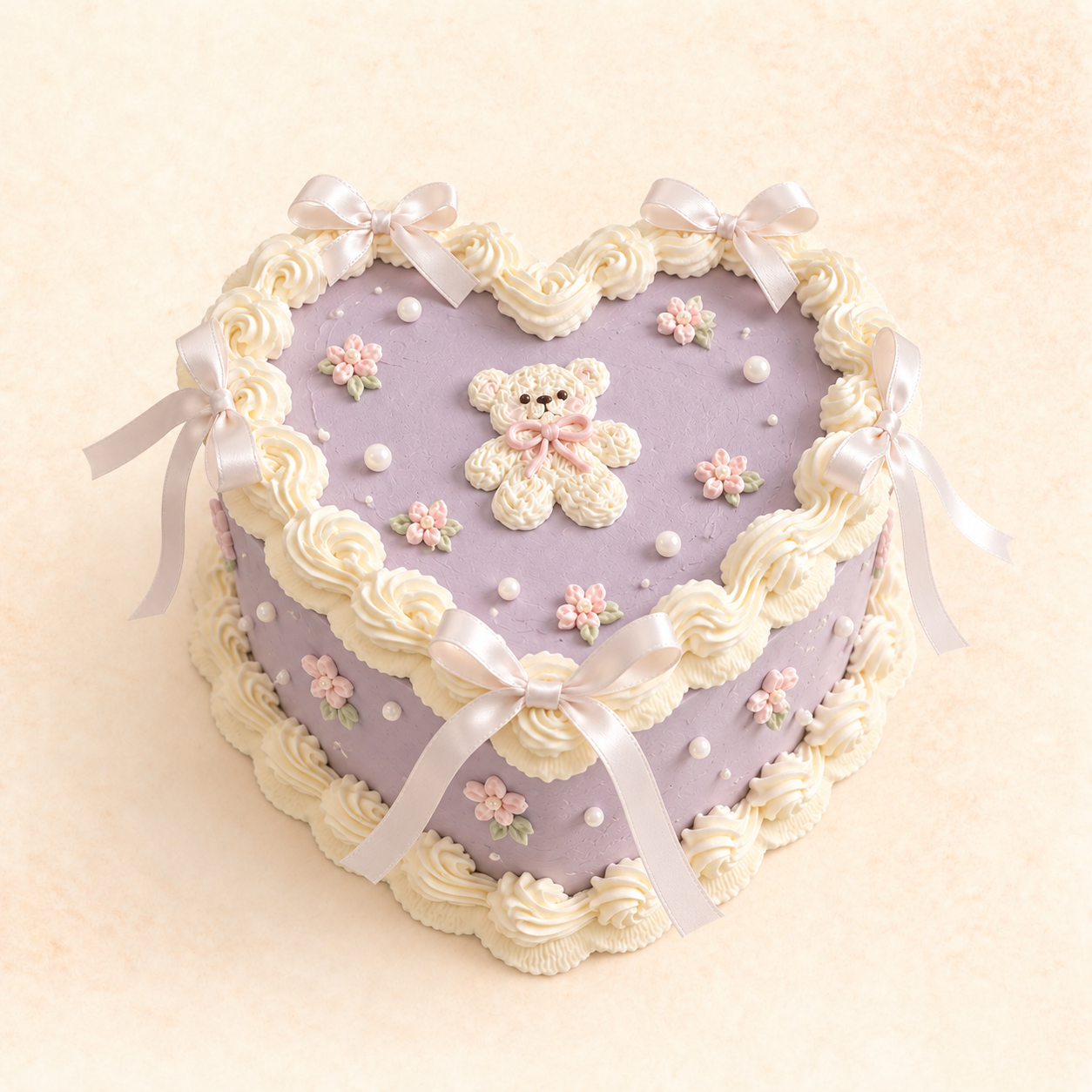 Teddy Bear Vintage Cake - Image 2