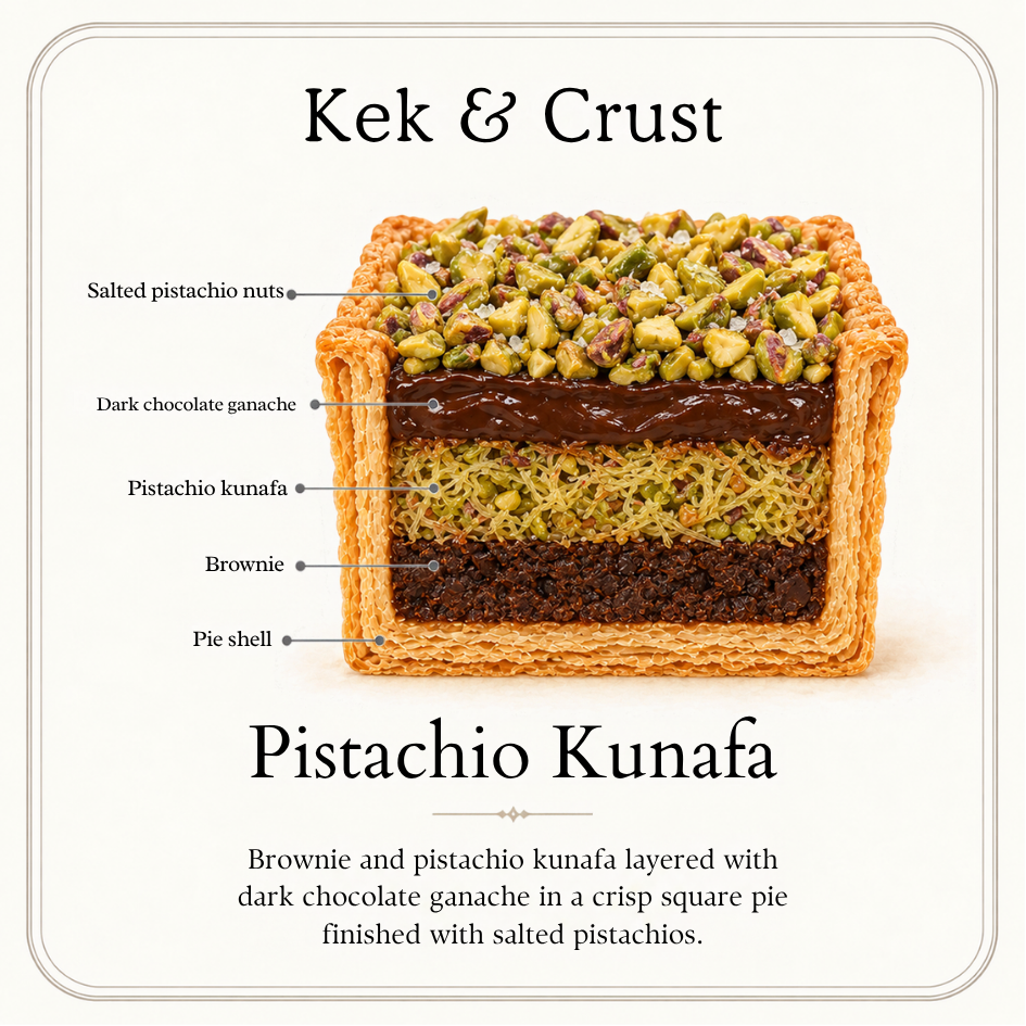 Pistachio Kunafa Square Pie - Image 2